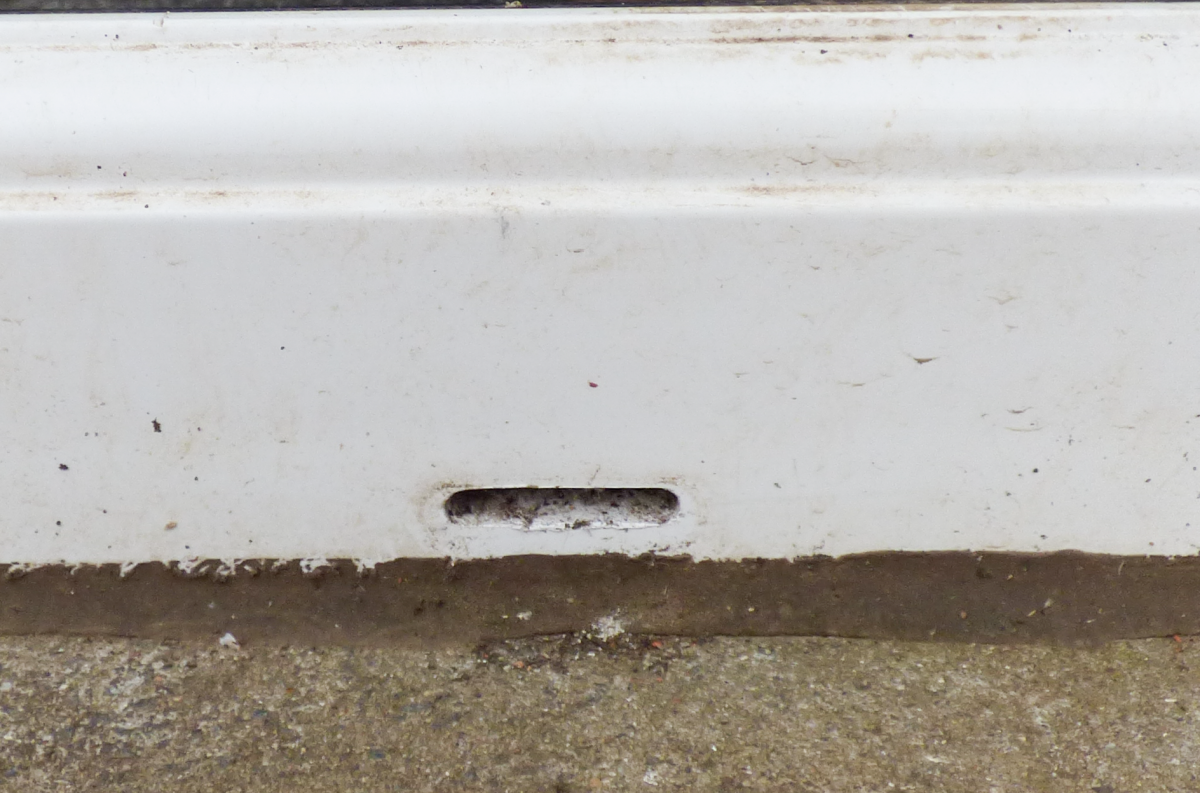 Patio Door Leaking Missing Door Drips or Drain Holes? DIYnot Forums