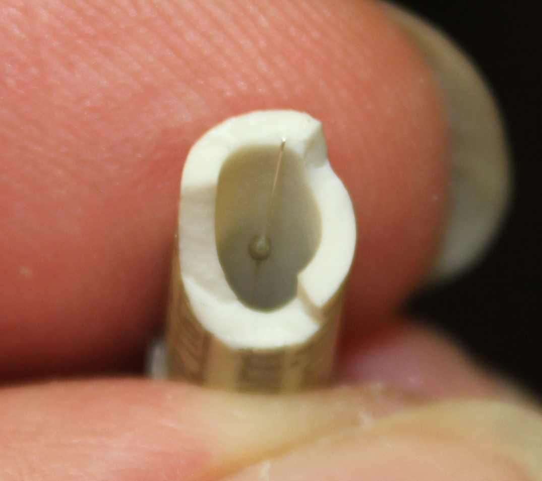 Inside Fake 5A fuse (After sand removed)