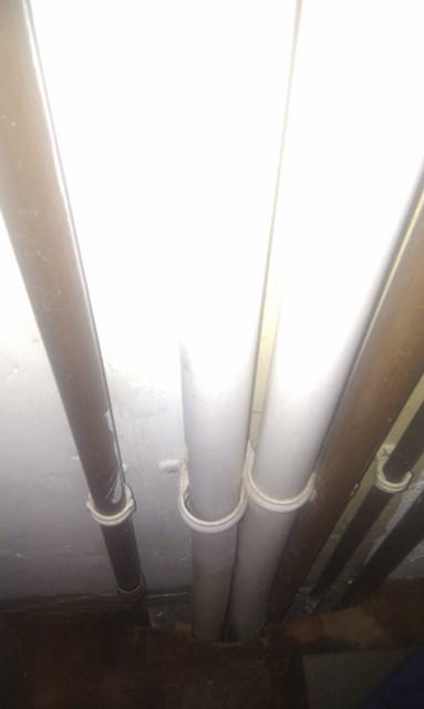 pipes from water tank