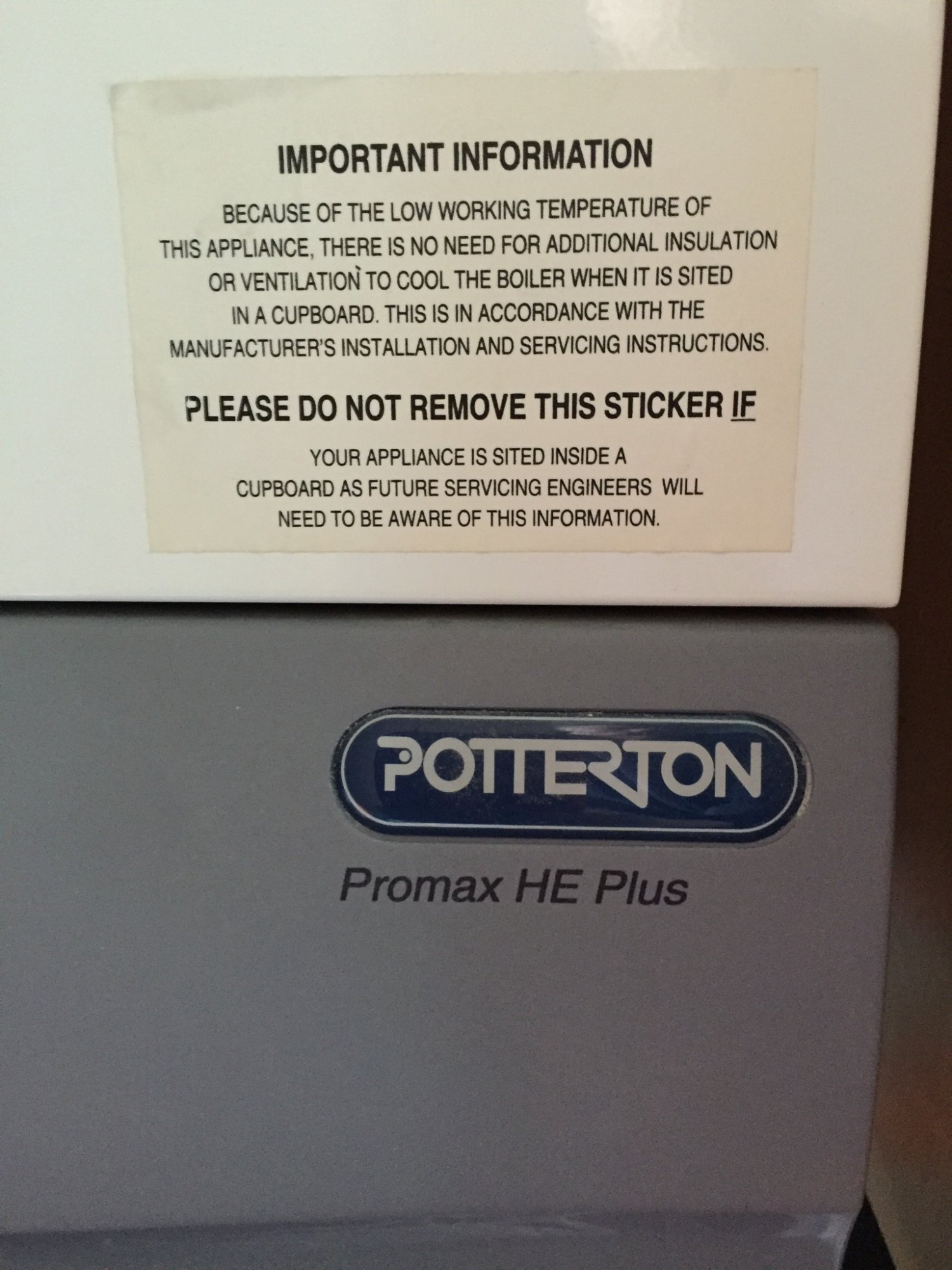 Potterton Promax HE Plus