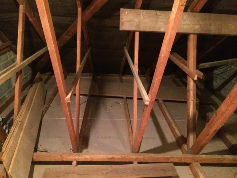 Roof Joists Above