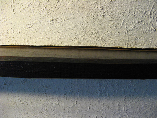 09a Living Ceiling Artex Panels Close Up.JPG