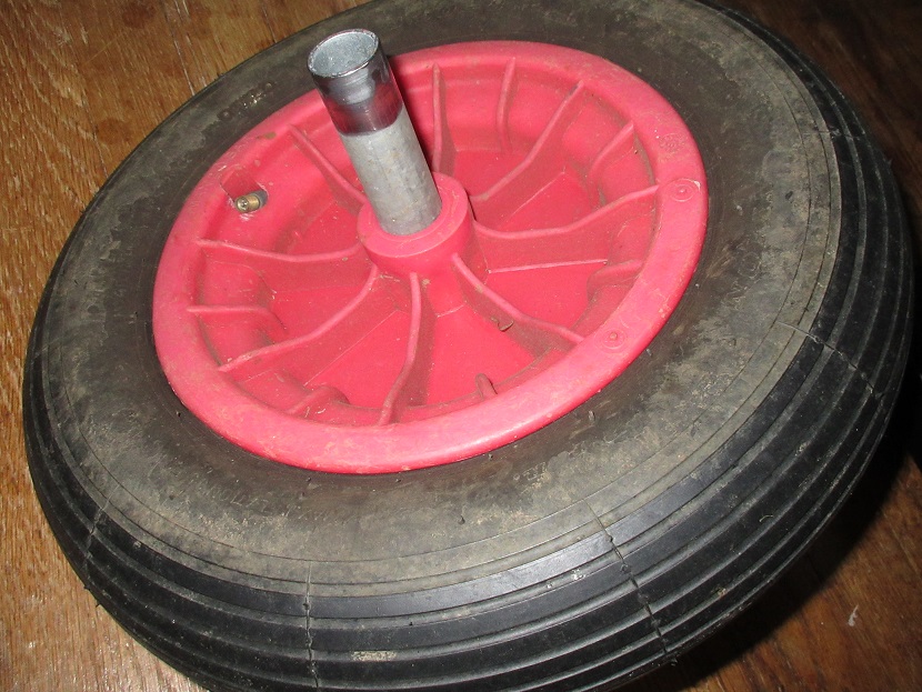 Wheelbarrow tire pump | DIYnot Forums