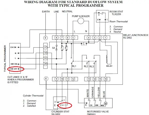 3 Port Valve Wiring Advice Diynot Forums, Honeywell Motorized Valve Wiring Diagram