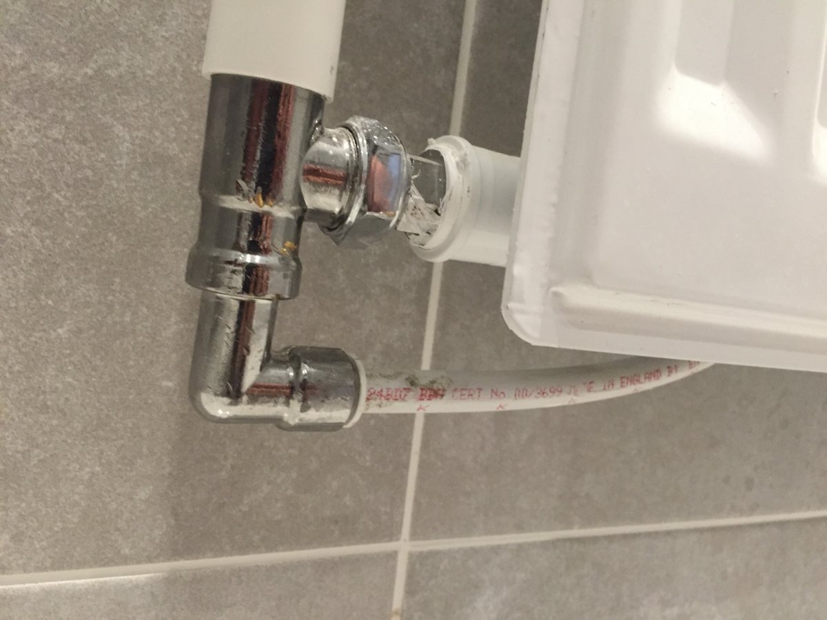 Towel Heater Flexi pipe work DIYnot Forums