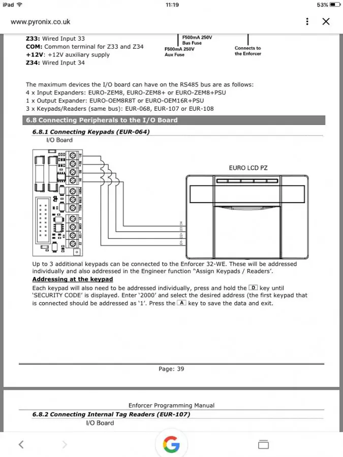 Pyronix enforcer home control first steps question ... blank wiring diagram 