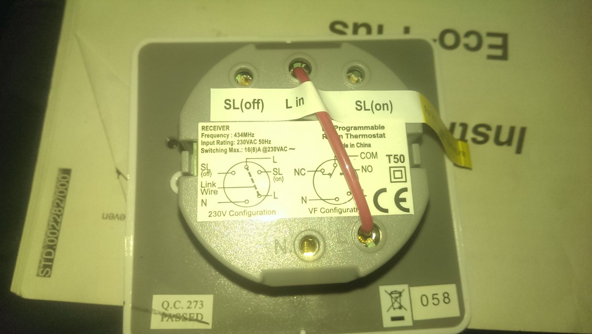 Alpha boiler new thermostart wiring help needed DIYnot Forums