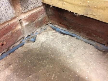 Garage Floor To Wall Seal Diynot Forums, How To Seal Gaps In Concrete Garage