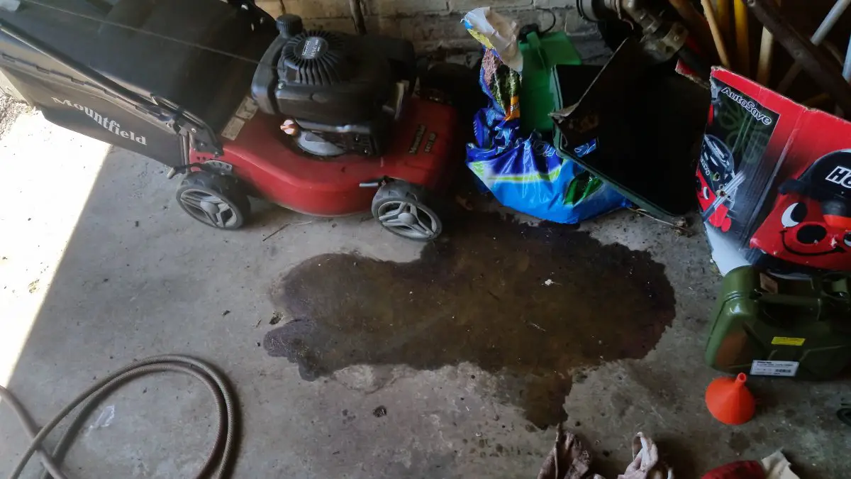 Spilt oil on garage floor DIYnot Forums