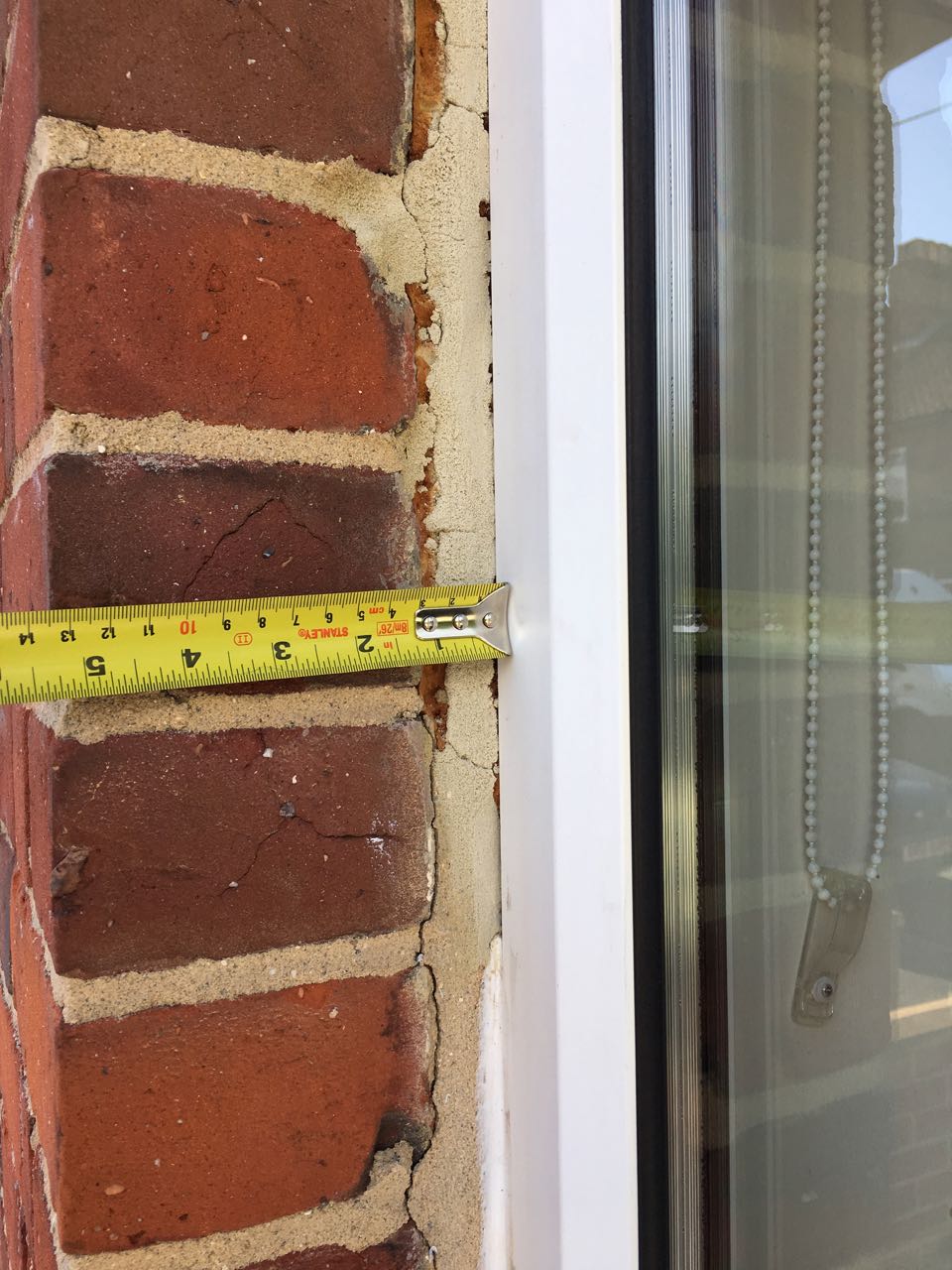 Mortar around UPVC window falling out DIYnot Forums