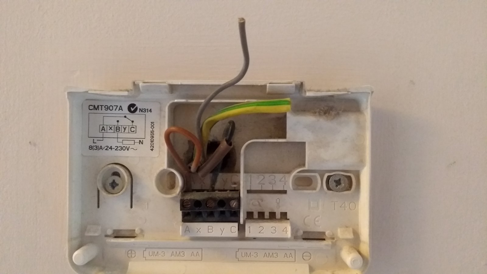 Replace Honeywell CM907 with CM927 | DIYnot Forums