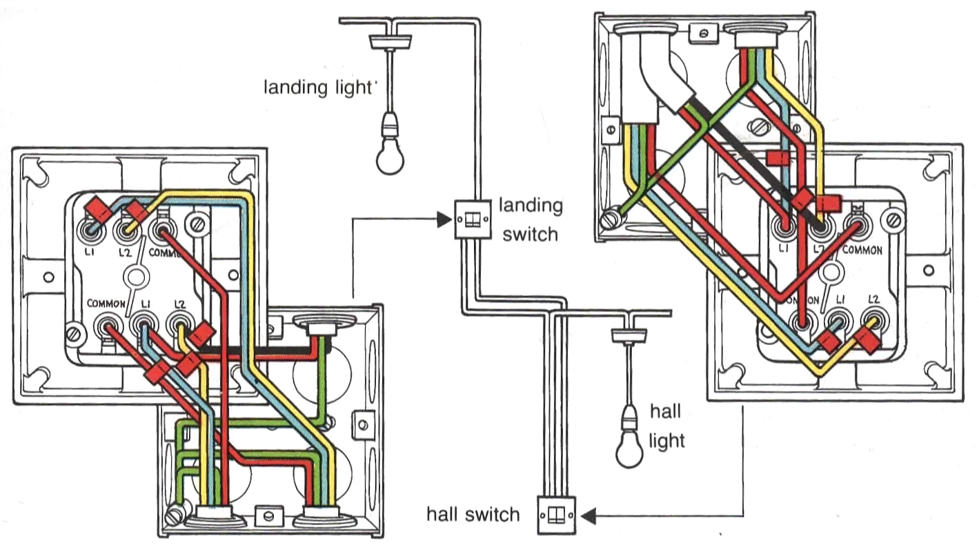 Switches lights two diagram two How to