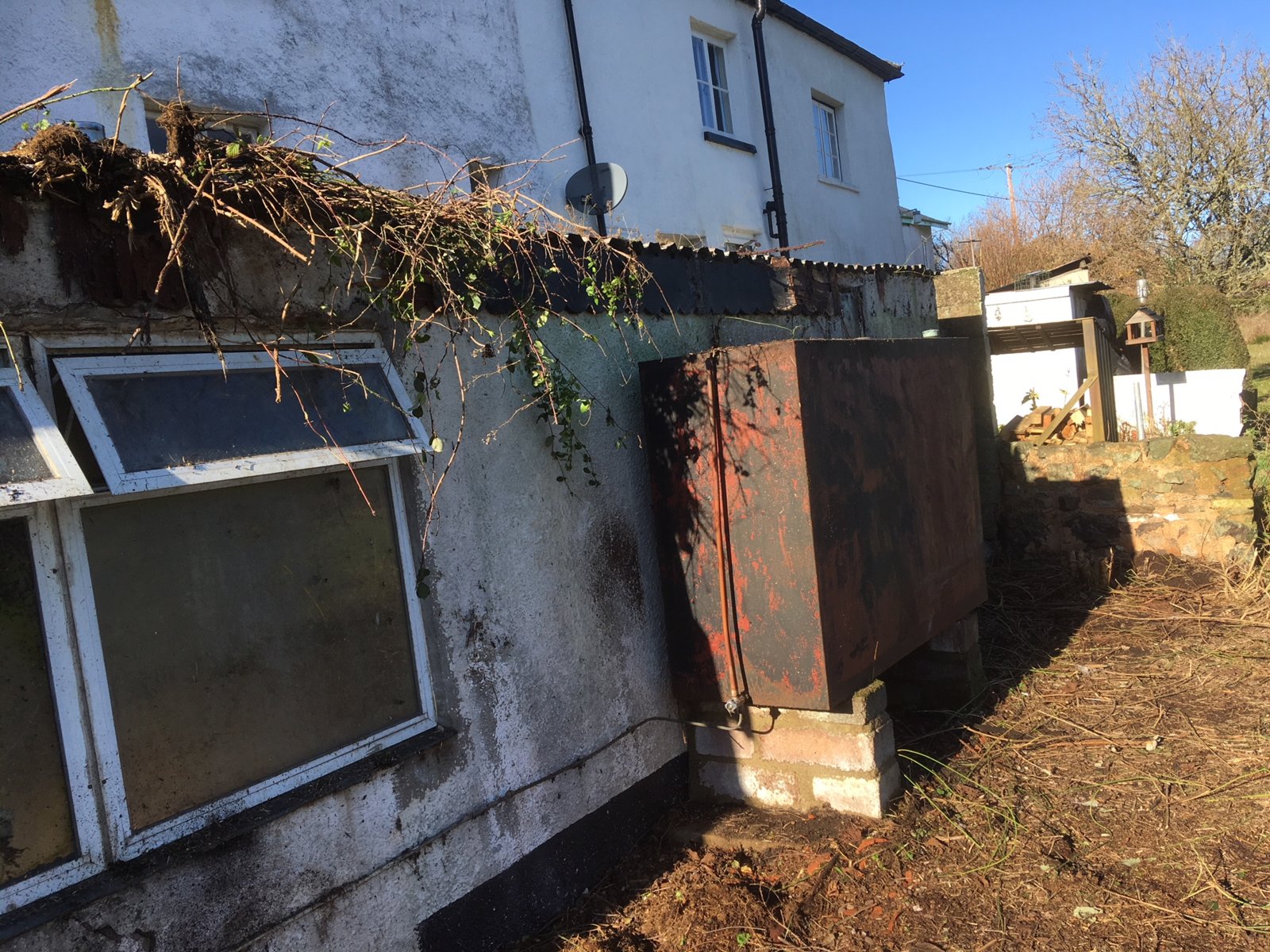 How to remove old oil tank? DIYnot Forums