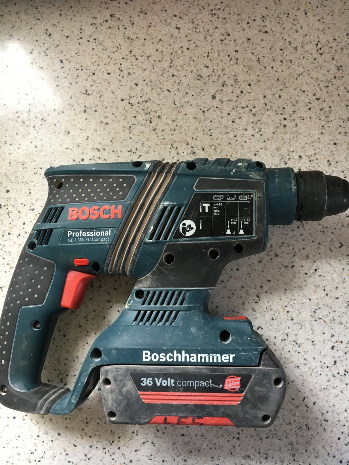 How to disassemble a Bosch GBH 36VEC Compact Drill. DIYnot Forums
