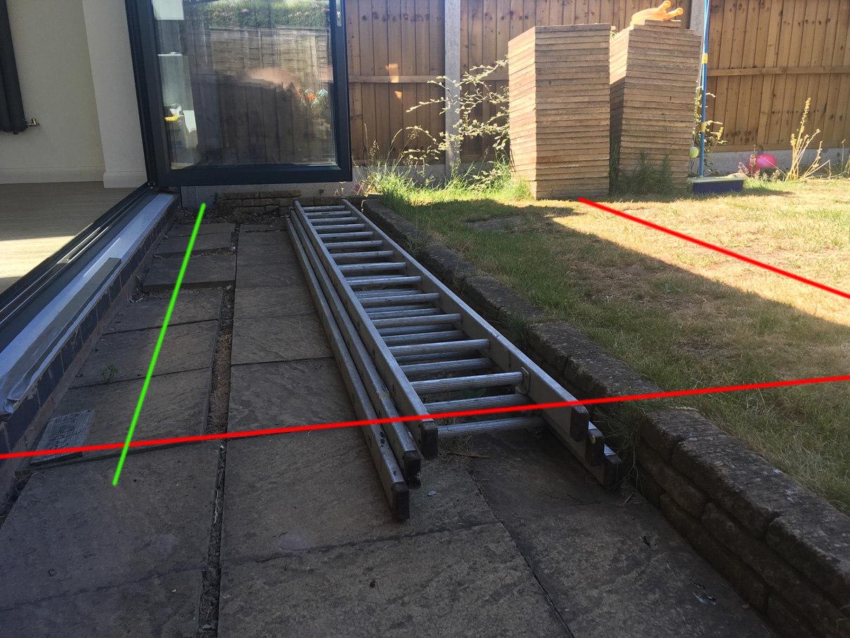 Patio flush with Bifolds DIYnot Forums