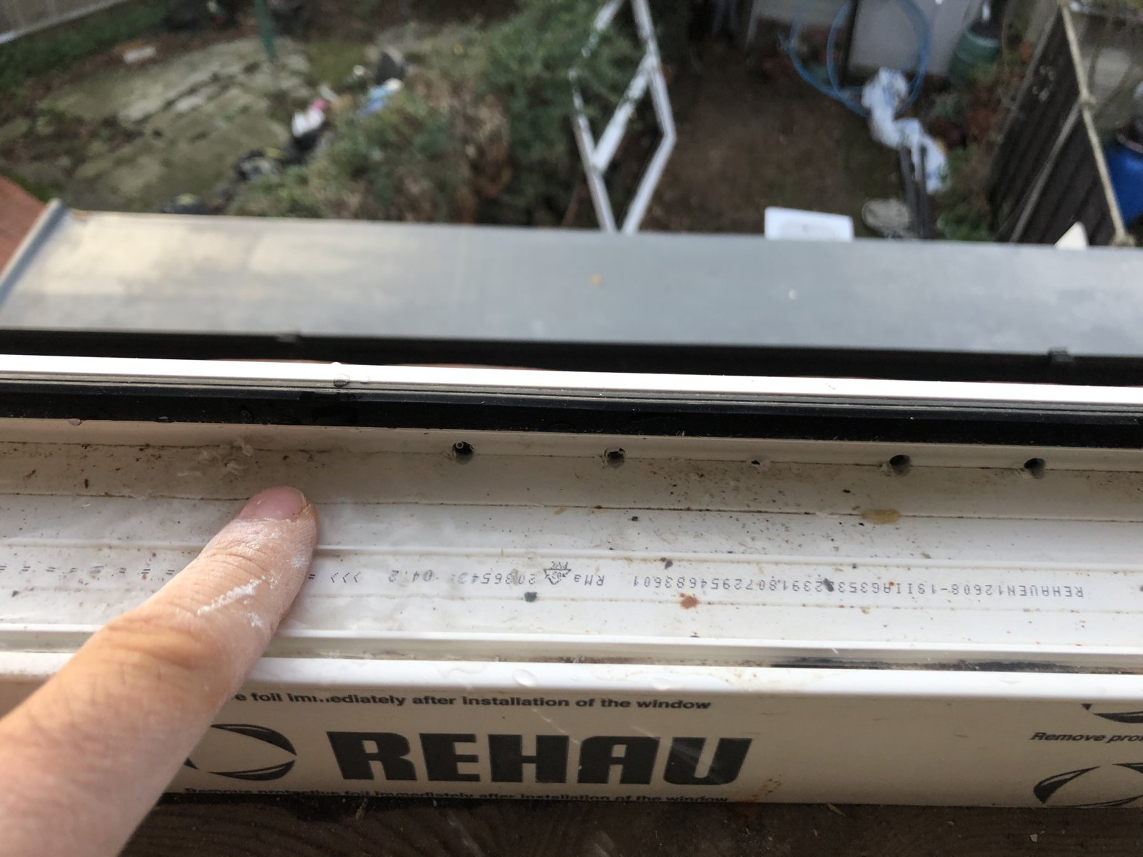 UPVC French door water drainage problem DIYnot Forums