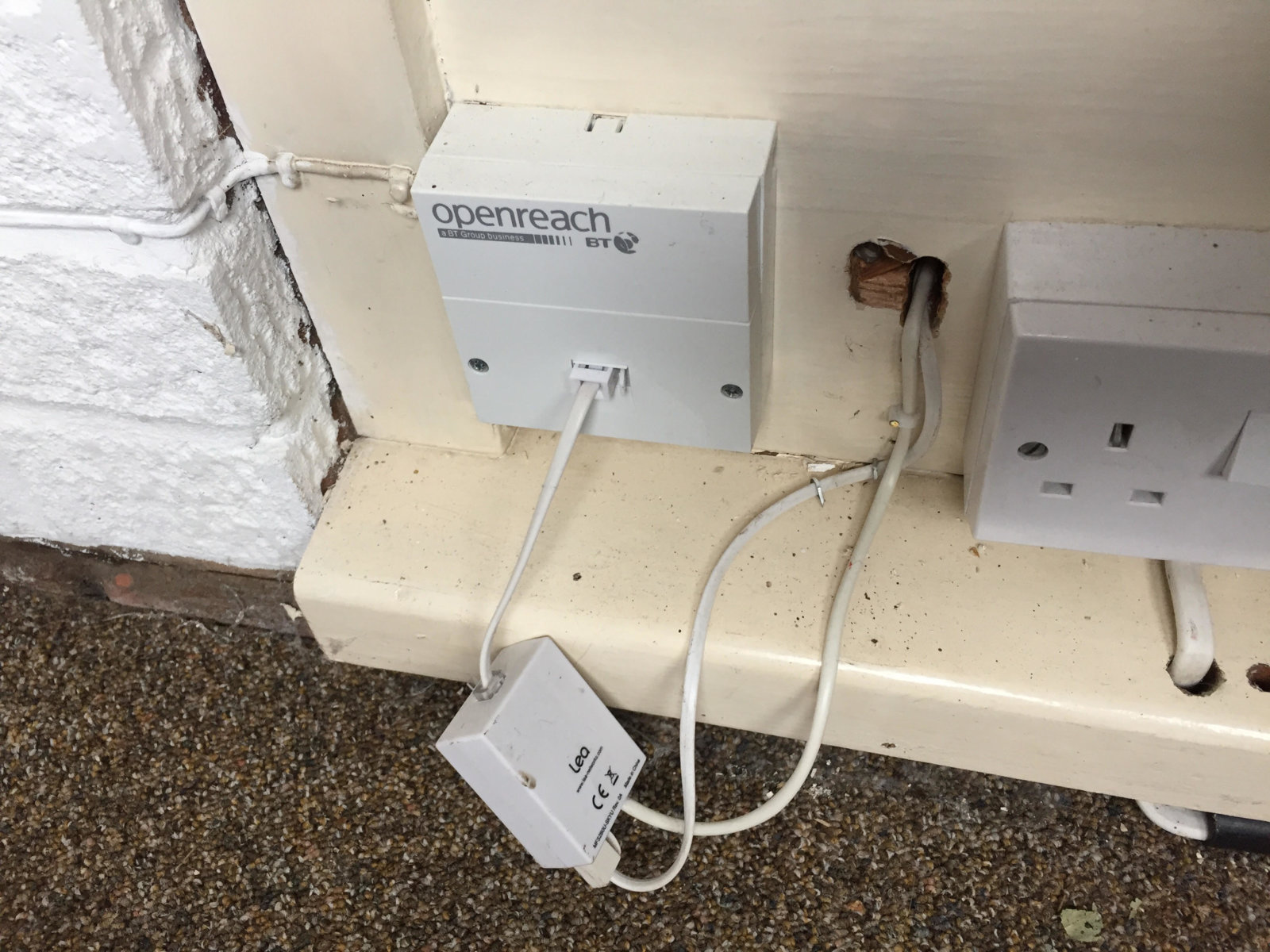 Phone/ADSL socket off extension from OpenReach Main Box DIYnot Forums
