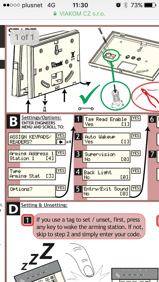 Pyronix Enforcer Wireless Keypad Volume DIYnot Forums