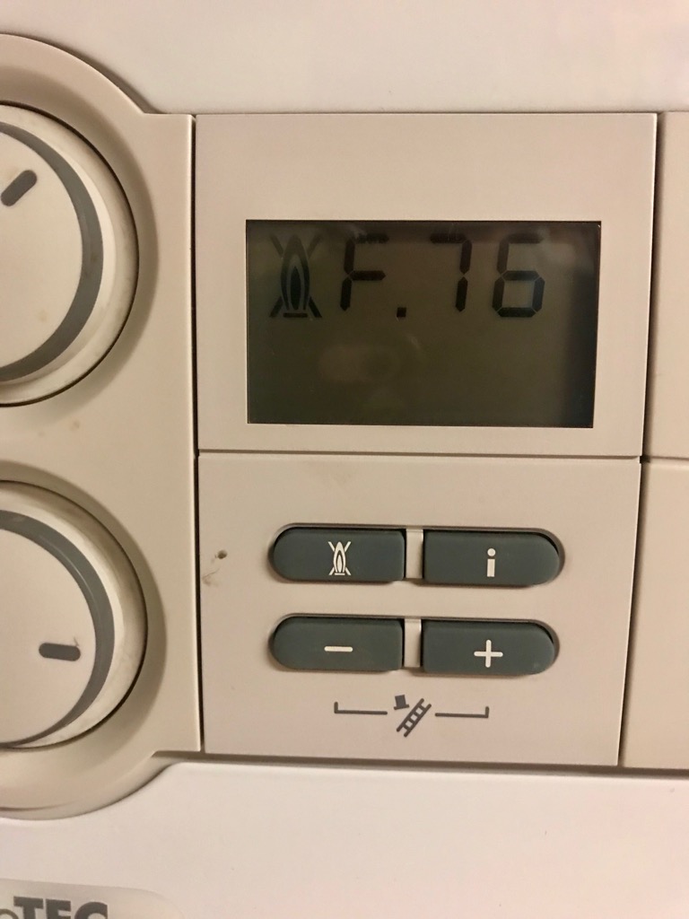 Vaillant EcoTec F76 Fault code DIYnot Forums