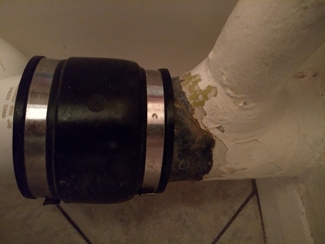 Painting a bathroom waste pipe not ideal DIYnot Forums