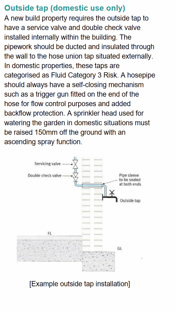 No isolator valve outside tap DIYnot Forums