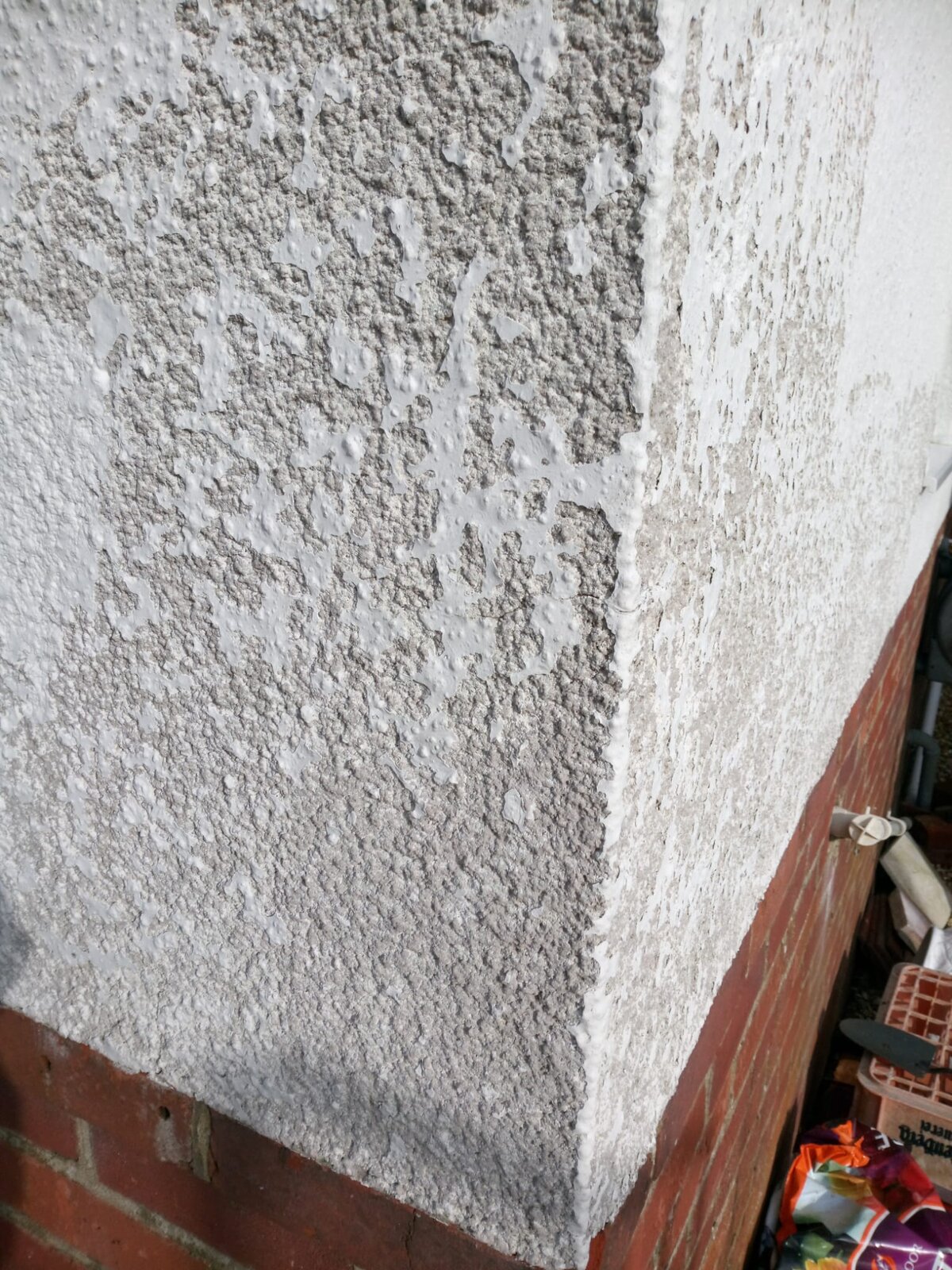 Removing masonry paint from render how to manage the mess? DIYnot Forums