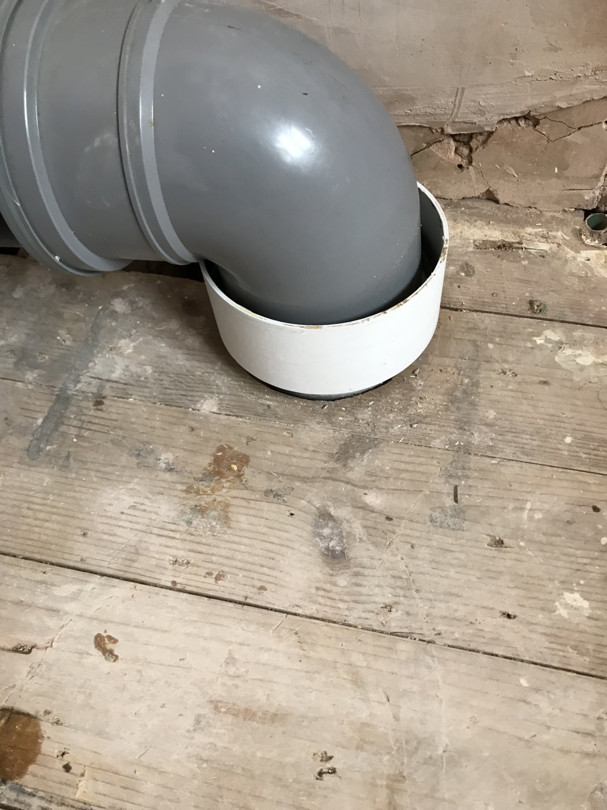 Soil pipe elbow, how to make a clean joint DIYnot Forums