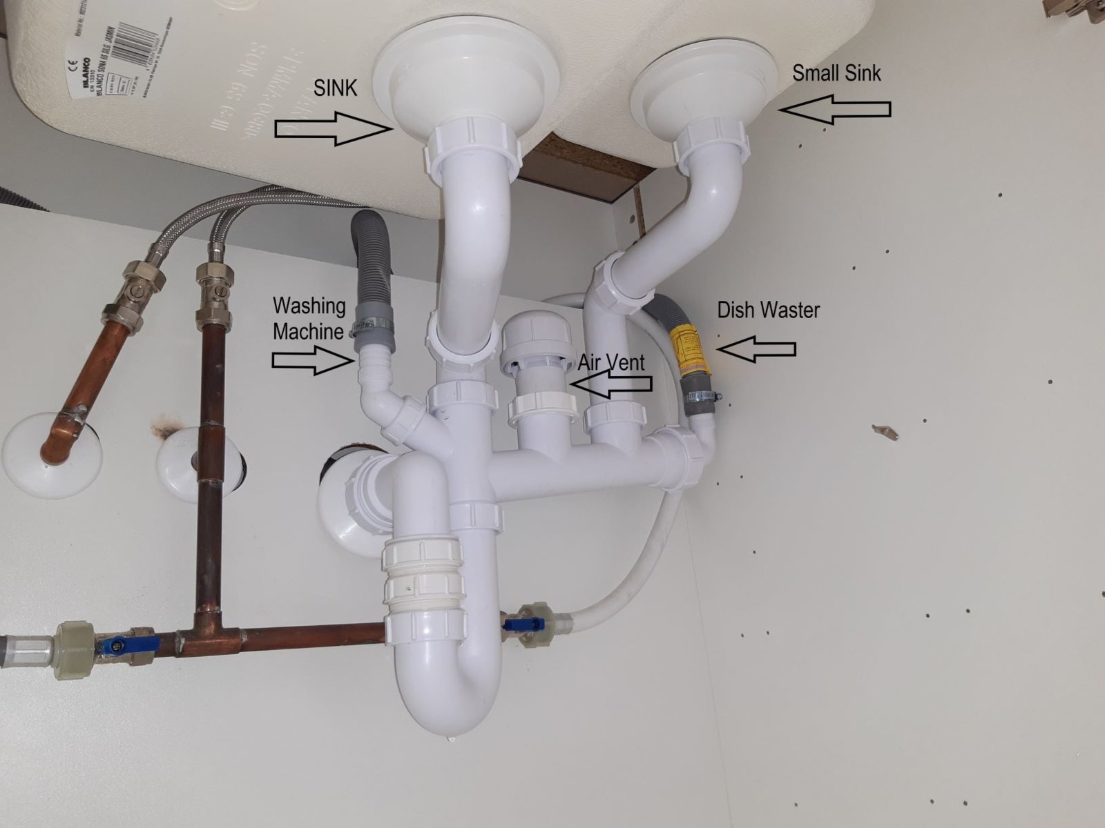 Washing Machine making Gurgling noises from the sink. | DIYnot Forums Air Admittance Valve For Washing Machine Drain