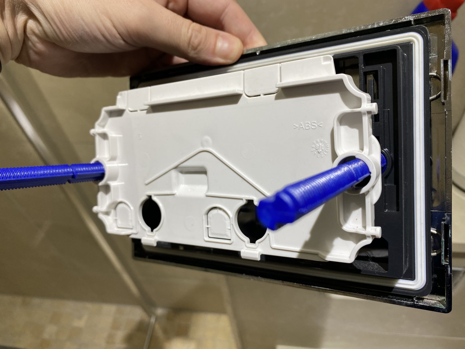 Help refitting Geberit Flush plate DIYnot Forums