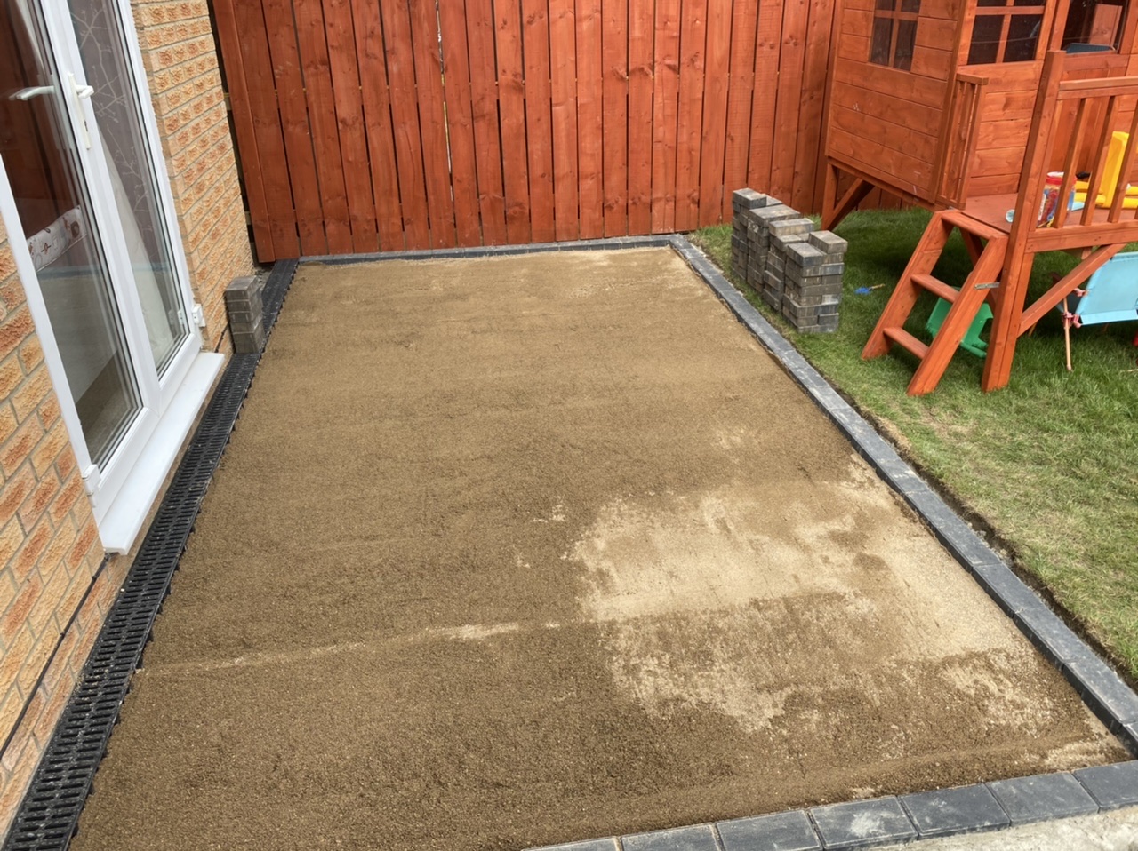 Block paved patio, too much sand? | DIYnot Forums