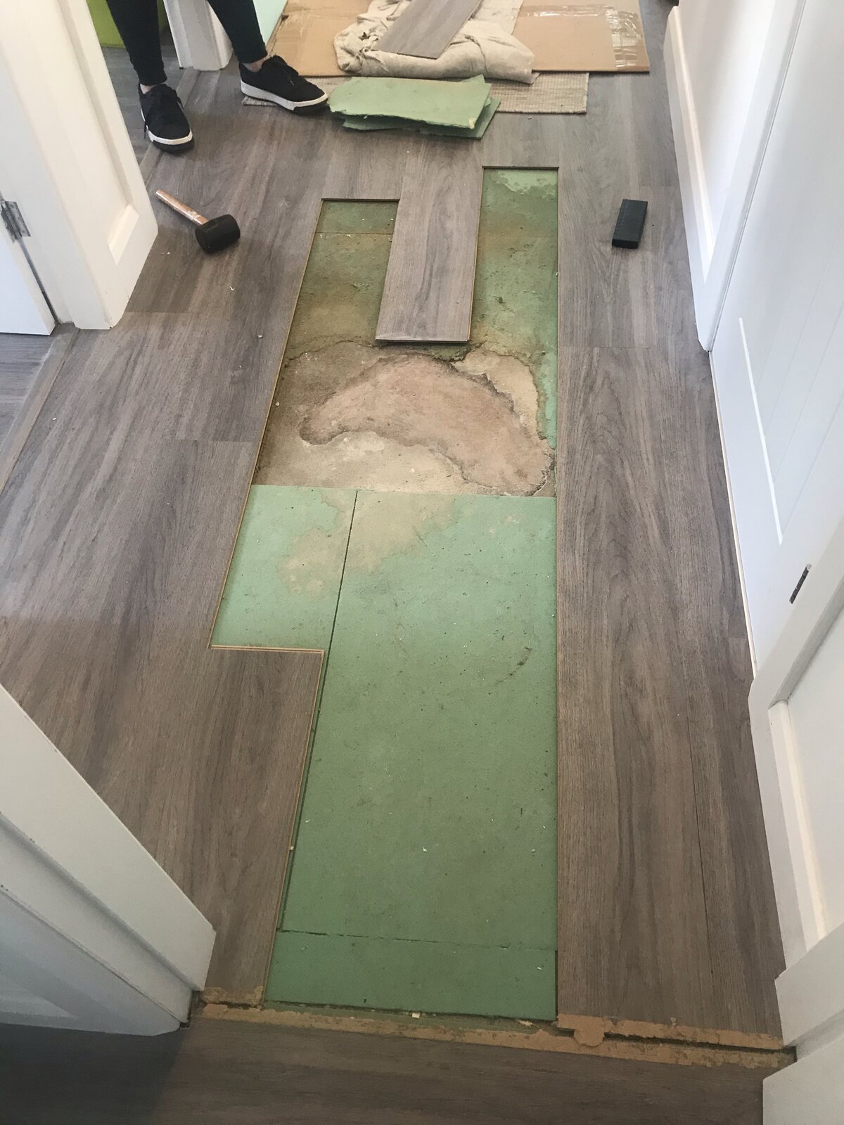 Help! Laminate flooring > Leak > How would you return these boards