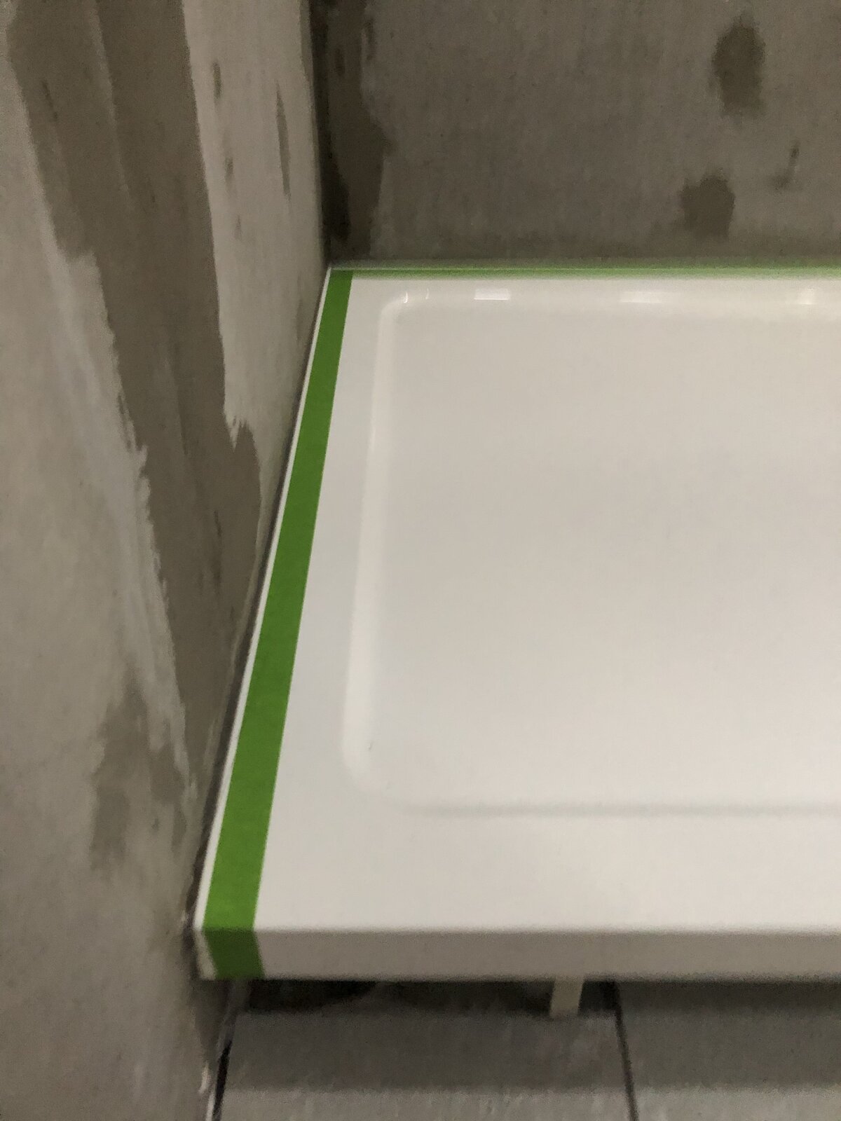 Cement board shower tray joint - waterproofing | DIYnot Forums