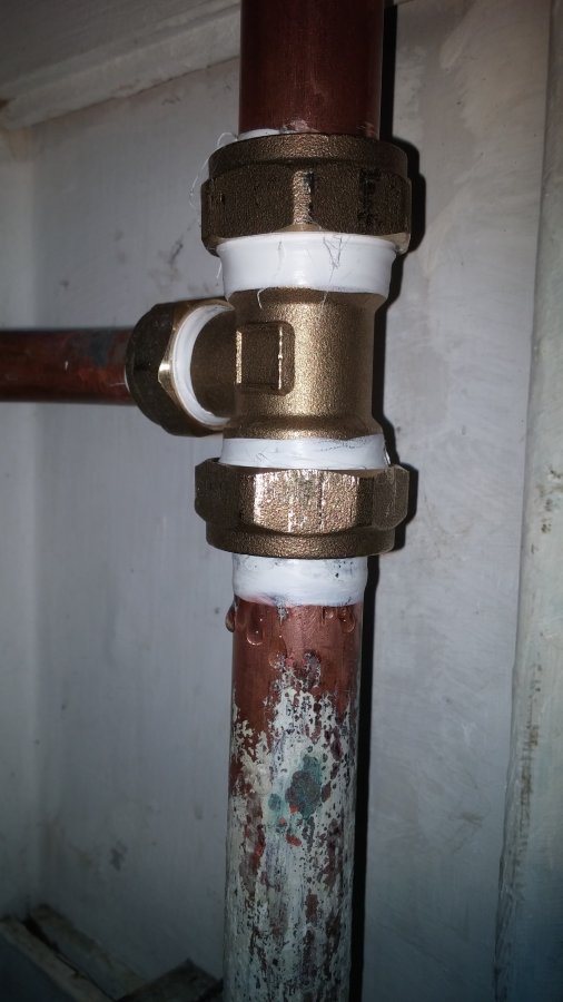 3 way coupler leaking DIYnot Forums