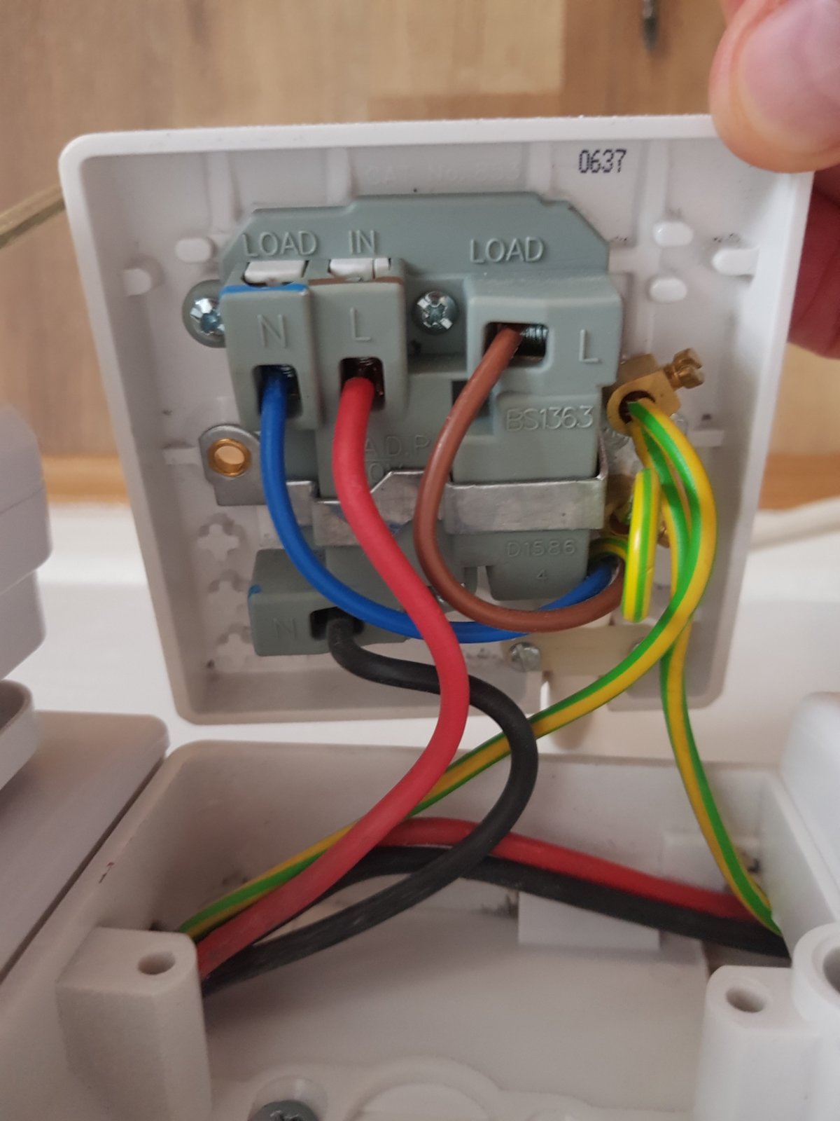 Replacing a socket suppling a storage heater DIYnot Forums