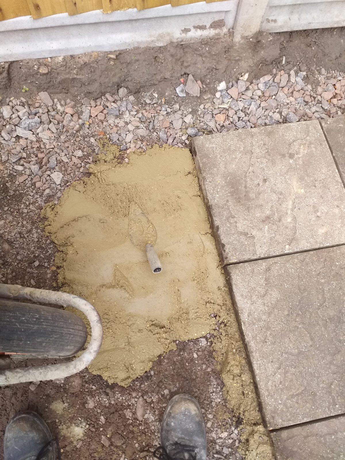 Laid patio on concrete DIYnot Forums