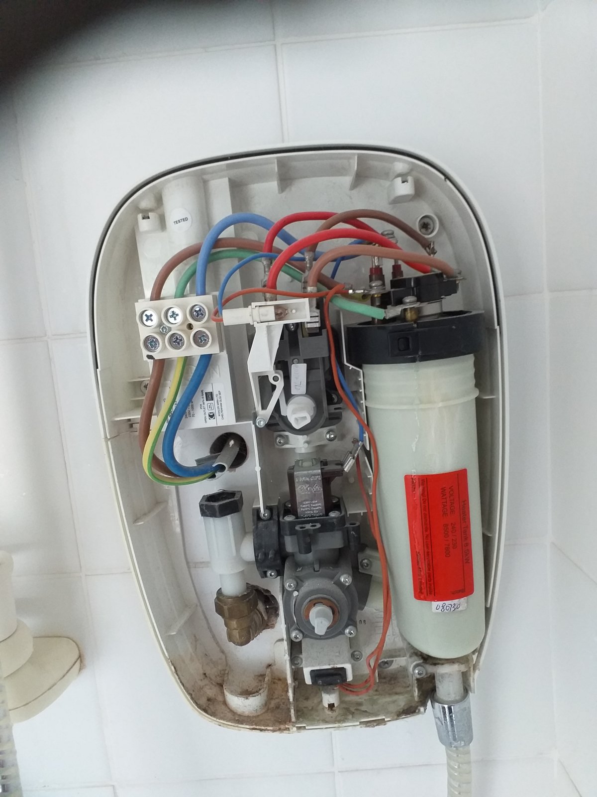 Electric shower wont turn off DIYnot Forums