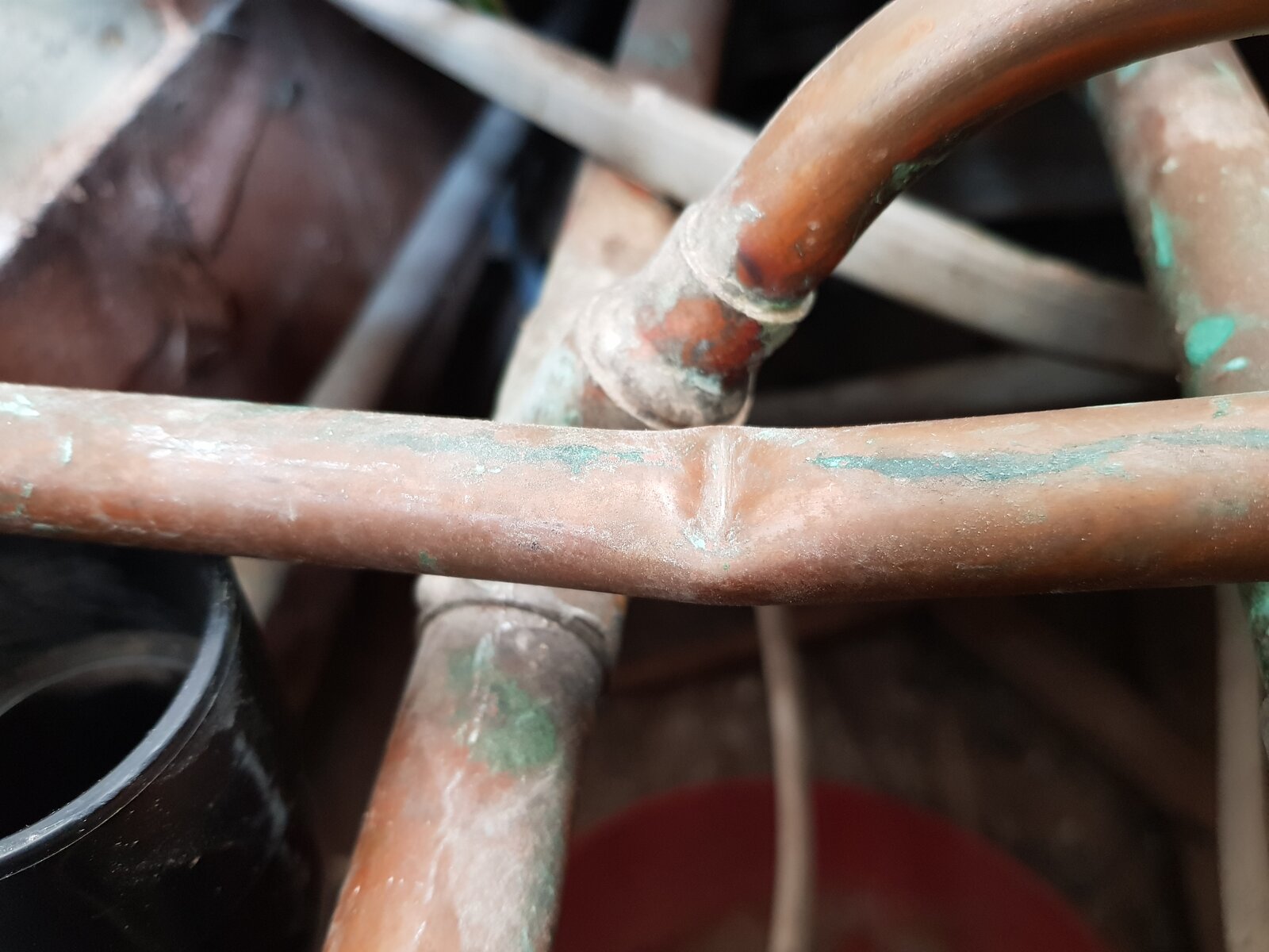 Kinked 15mm copper water pipe, is it ok? DIYnot Forums