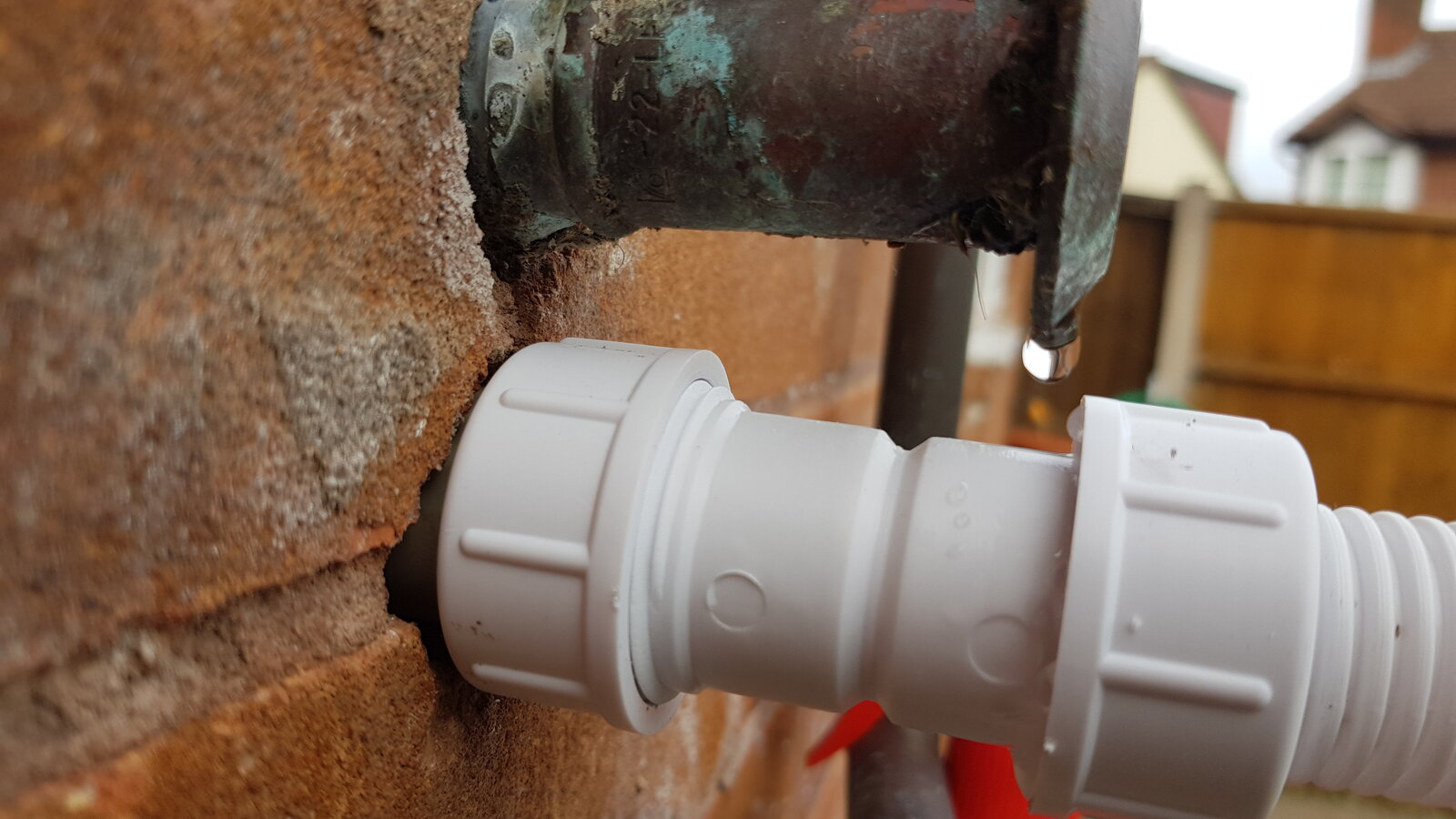 Water constantly leaking from external outlet pipe DIYnot Forums