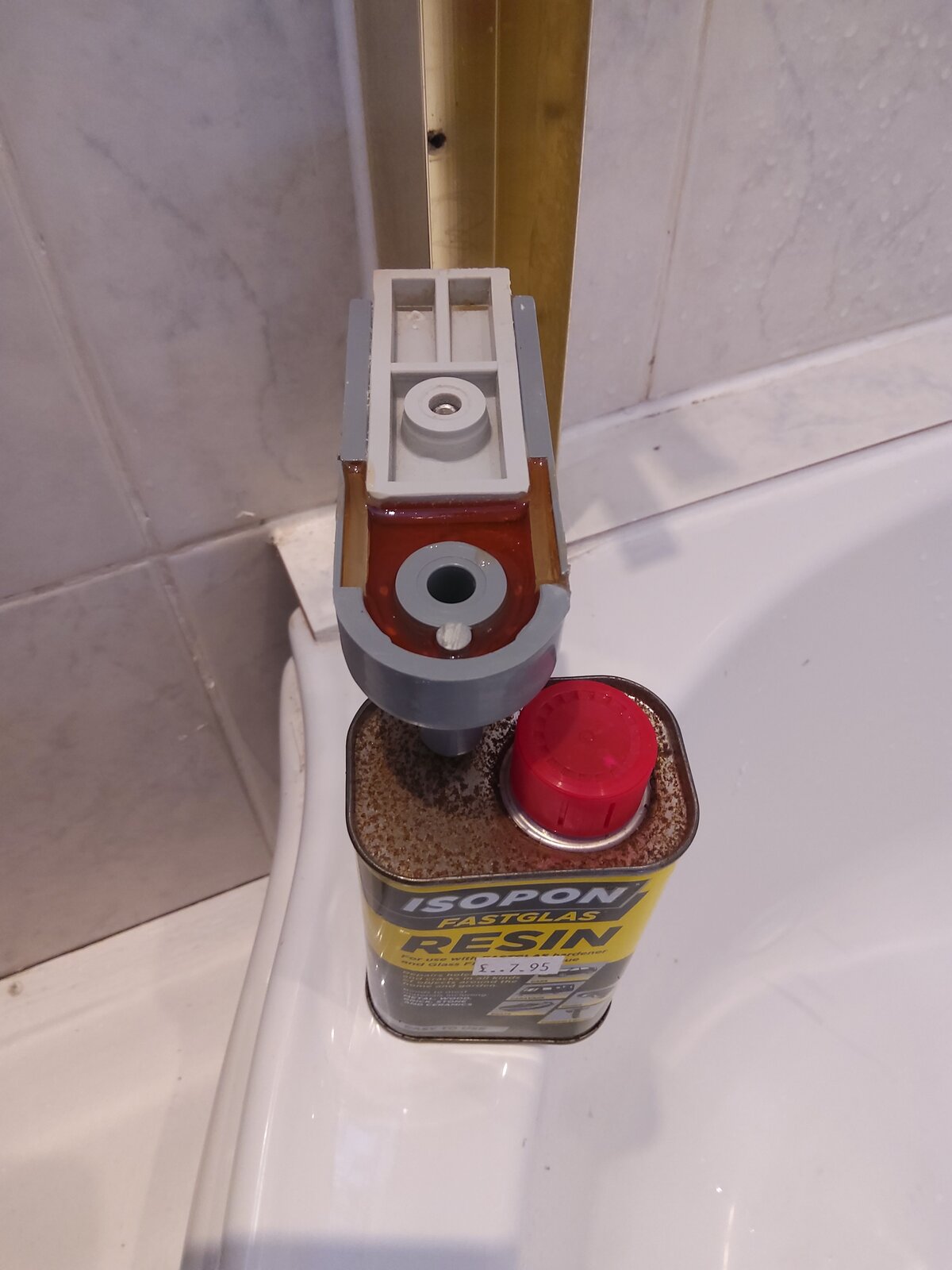 Broken Shower Door 'Hinge' DIYnot Forums