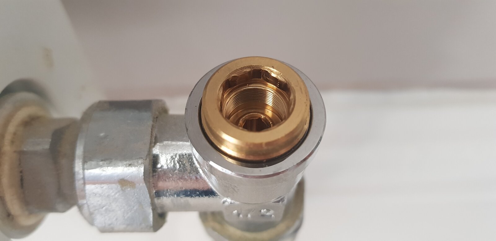 Part of my lockshield valve appears to be missing can't balance the