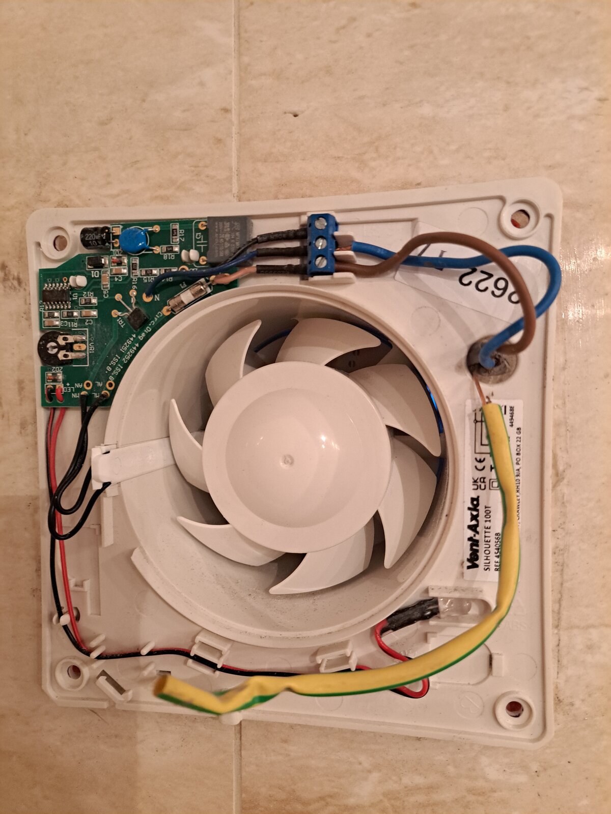 replacing extractor fan only 2 wires available DIYnot Forums