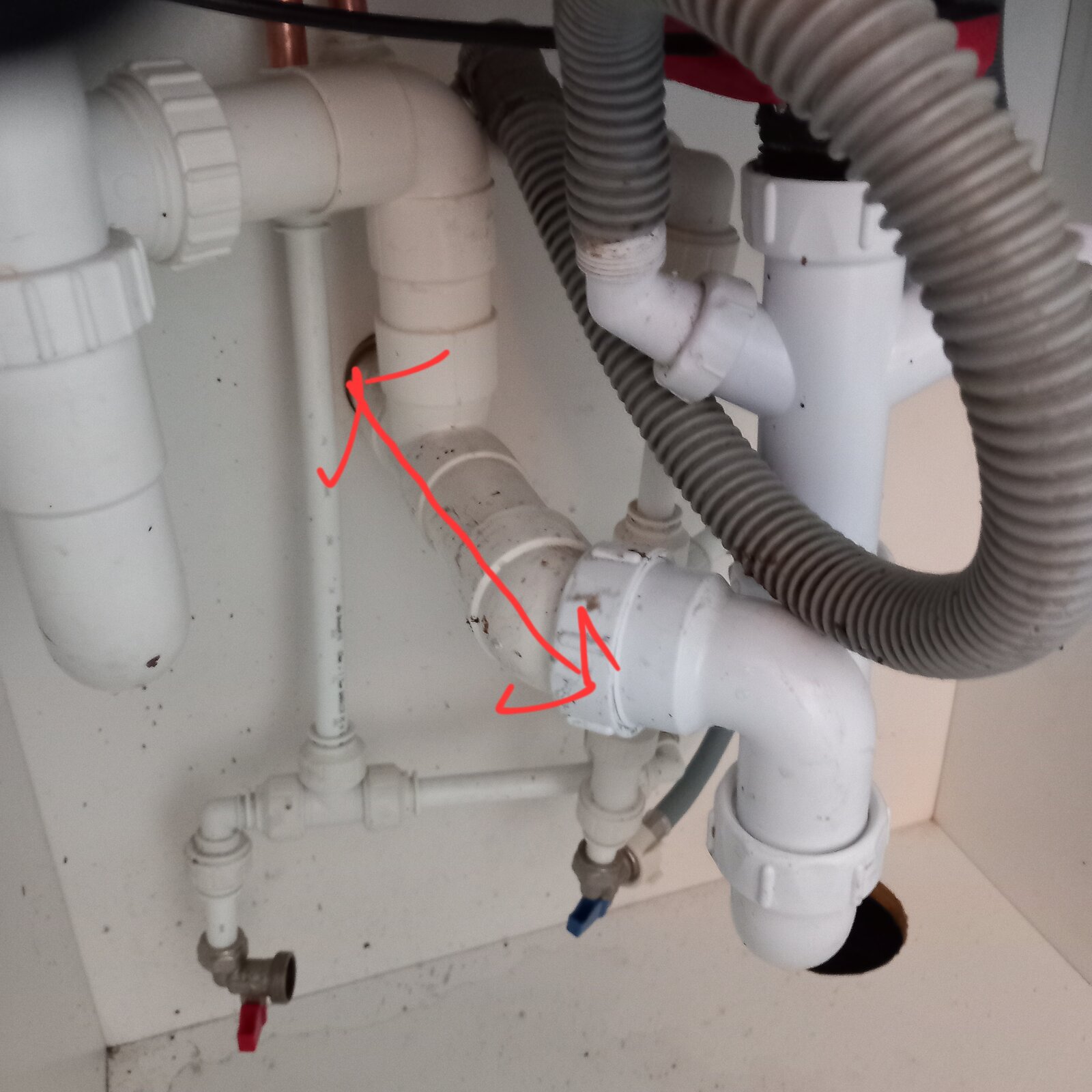 Kitchen sink waste not flowing | DIYnot Forums