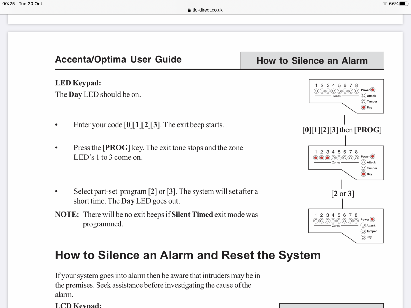 Alarm Delay. DIYnot Forums