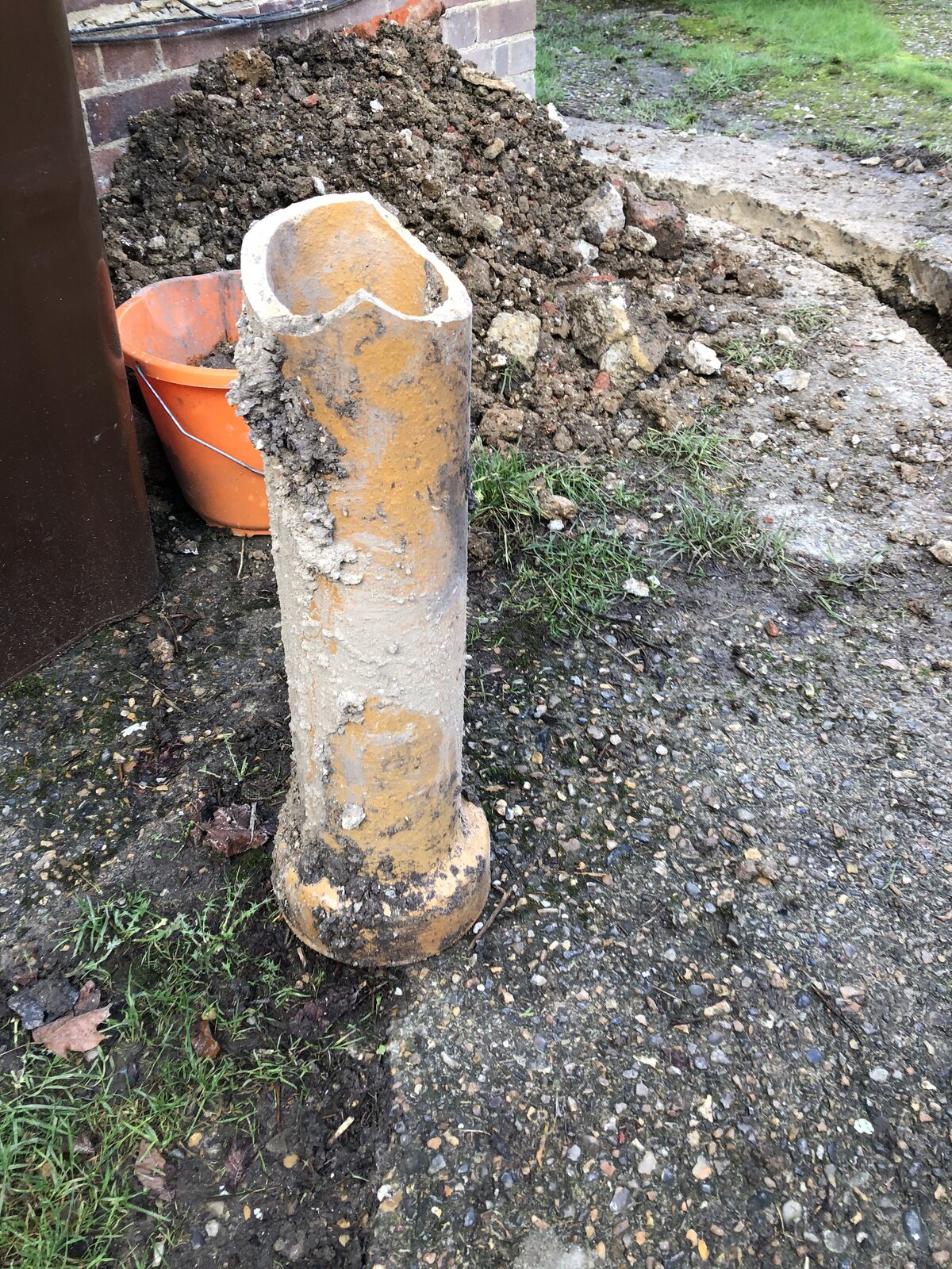 Clay pipes disintegrated DIYnot Forums