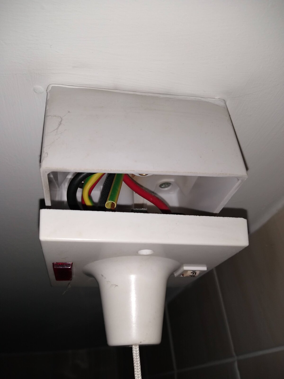 Shower switch short cable DIYnot Forums