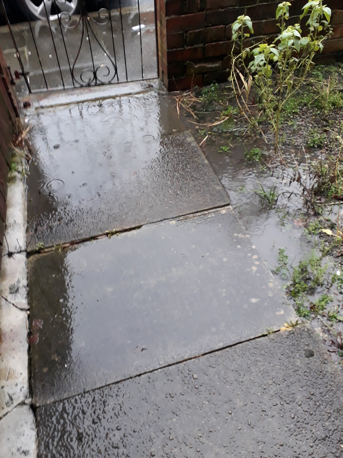 Waterlogged garden and path DIYnot Forums