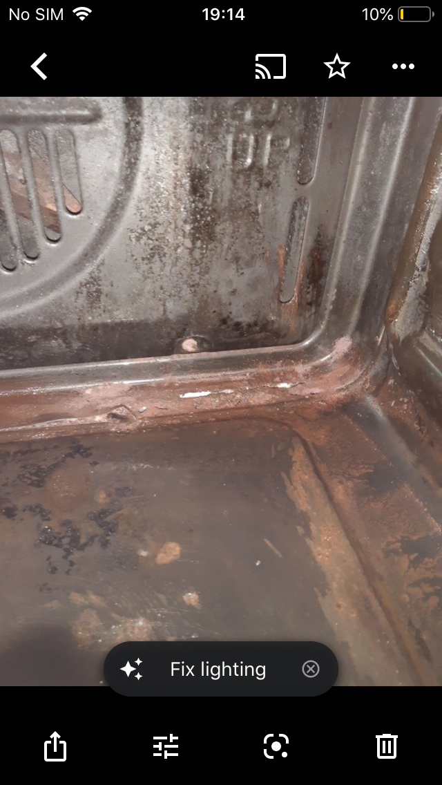 rust hole in oven shall i repair or get another ? DIYnot Forums