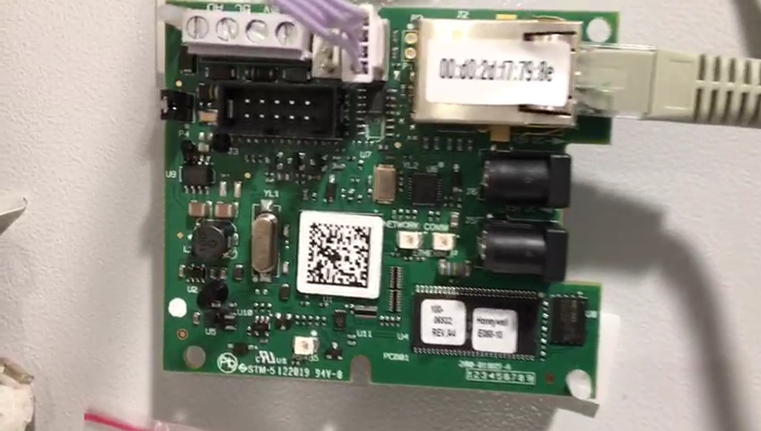 Module Ethernet Honeywell Galaxy E080-10 GX Pour Alarme