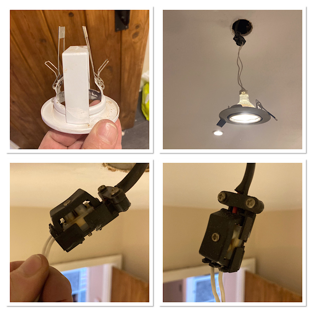 Downlight connectors. DIYnot Forums