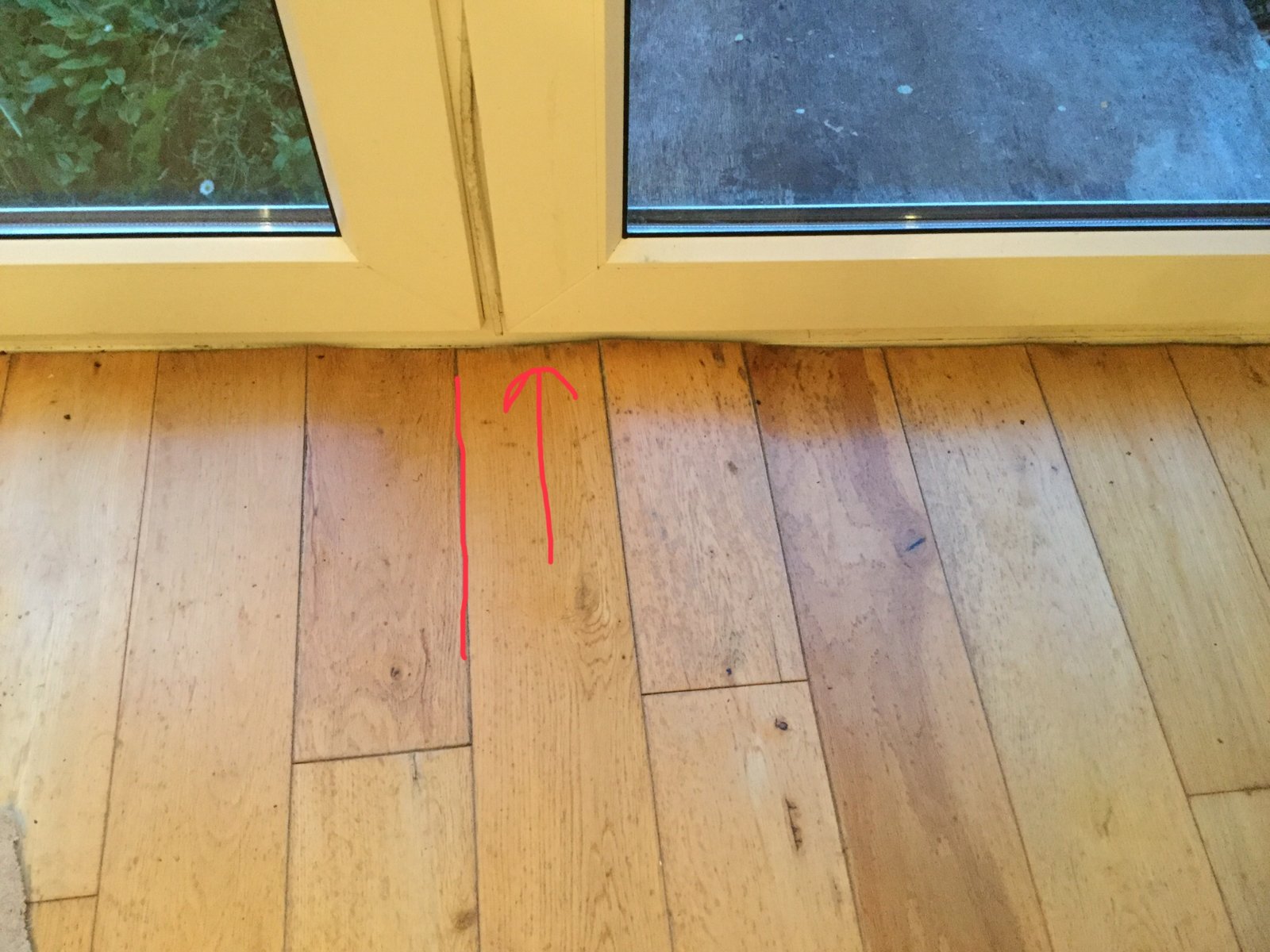 Help please water dripping from inside of upvc door then down the frame